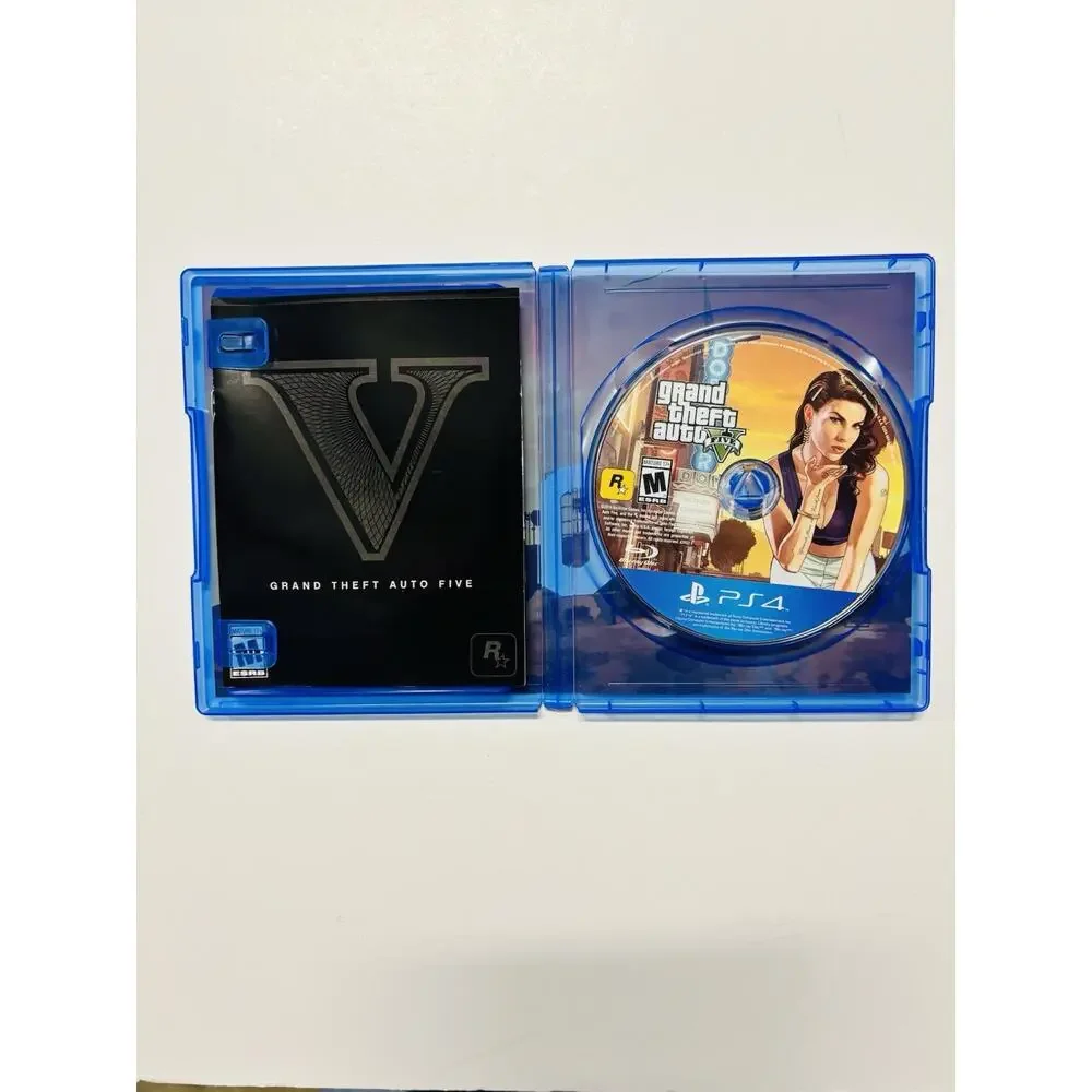 Grand Theft Auto V, GTA 5 (Sony PlayStation 4, 2014) - Complete Tested Works VG